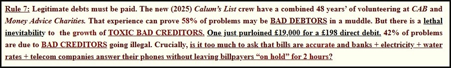 Calums List Rule 7